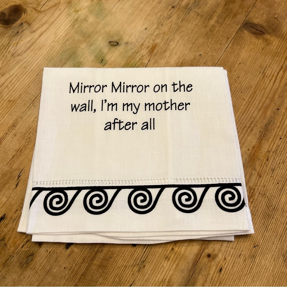 Funny Tea Towel Gift Item Hostess Present Mother Home Decor